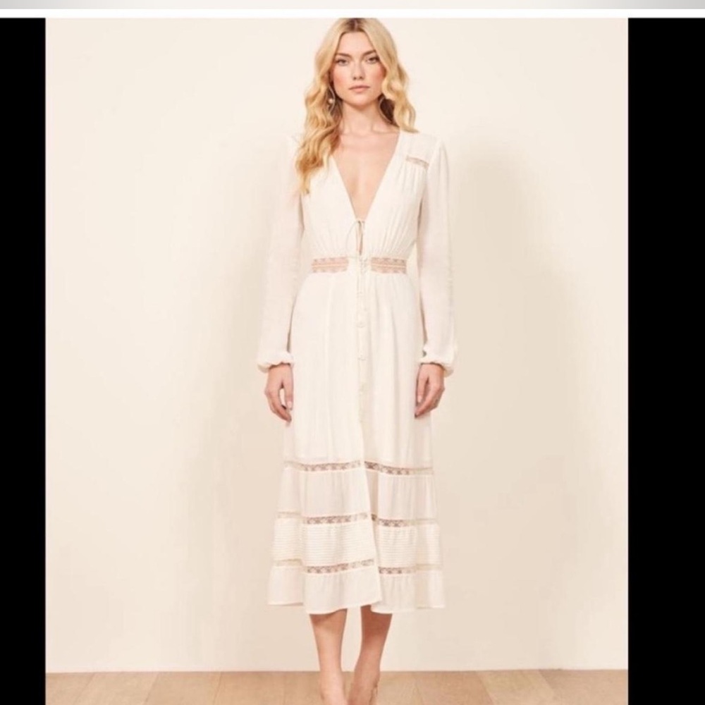 Reformation bridal dress 🕊️✨
